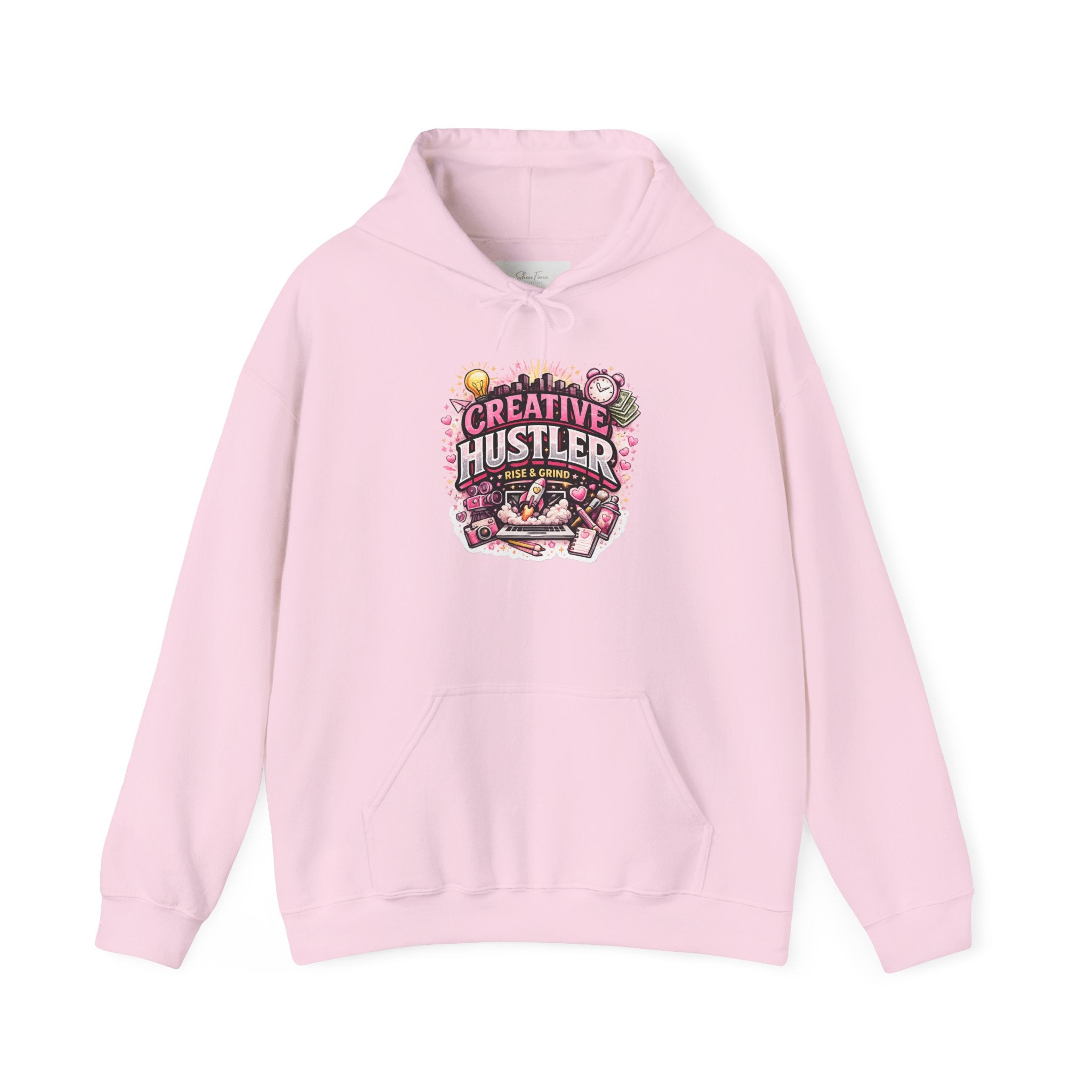 Creative Hustler Hoodie — Motivational Artist Graphic Pullover