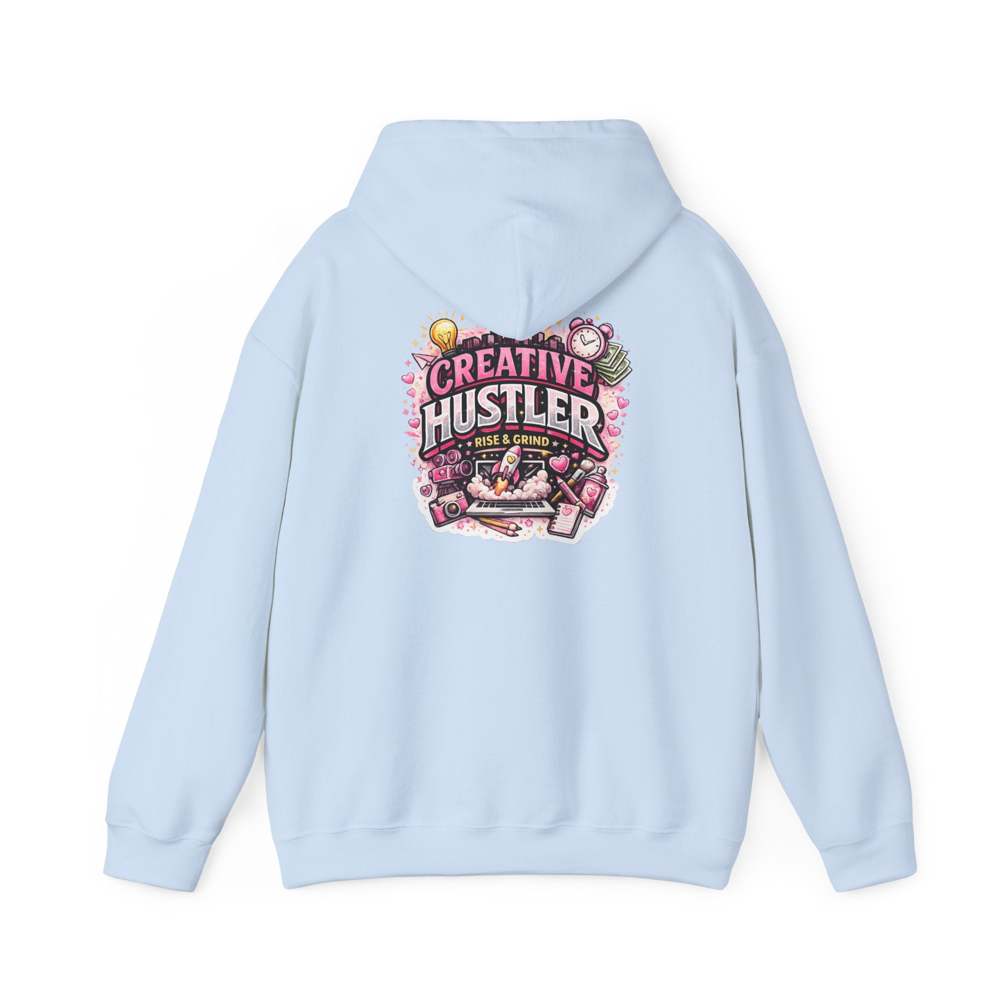 Creative Hustler Hoodie — Motivational Artist Graphic Pullover
